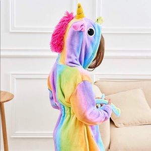 Brand New Unicorn Girls Bathrobe